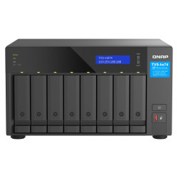 QNAP TVS-h874-i7-32G (12core (i7), ZFS, 32GB RAM, 8x SATA, 2x M.2 NVMe, 2x PCIe, 2x 2,5GbE, HDMI 4K)