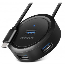 AXAGON hub USB-C HUE-P1C USB 3.2 Gen1 4x USB-A 0,3m