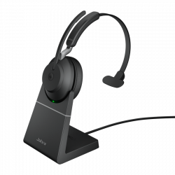 Jabra Evolve2 65 Mono BT Bezdrát MS Stand Černá