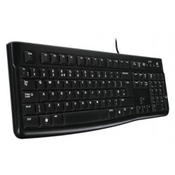 Logitech K120 Drátová USB CZ-SK layout Černá