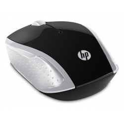 HP 200 Cestovní Optická 1 000 DPI Bezdrátová USB Stříbrná