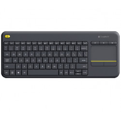 Logitech K400 plus Bezdrátová USB US layout Černá