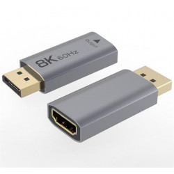 PremiumCord adaptér DisplayPort - HDMI, 8K@60Hz, 4K@144Hz Male Female, pozlacené konektory