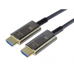 PremiumCord Ultra High Speed HDMI 2.1 optický fiber kabel 8K@60Hz,zlacené 15m