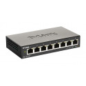 D-Link DGS-1100-08V2 E 8-Port Gigabit Smart Managed Switch- 8-Port 100BaseTX Auto-Negotiating 10 100 1000Mbps Switch