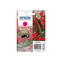 Epson 503 - 3.3 ml - purpurová - originální - blistr s RF akustickým alarmem - inkoustová cartridge - pro Expression Home XP-5200, XP-5205; WorkForce WF-2960DWF, WF-2965DWF