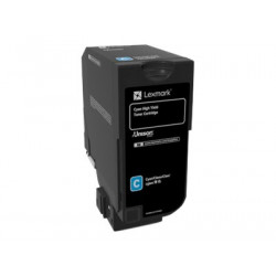 Lexmark - Vysoká výtěžnost - azurová - originální - kazeta s barvivem LCCP - pro Lexmark CS725de, CS725dte