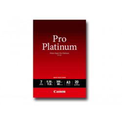 Canon Photo Paper Pro Platinum - A3 (297 x 420 mm) - 300 g m2 - 20 listy fotografický papír - pro PIXMA Pro9000, Pro9500