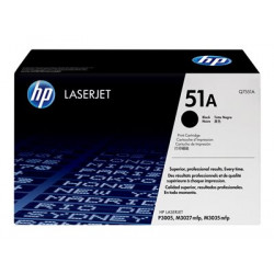 HP 51A - Černá - originální - LaserJet - kazeta s barvivem (Q7551A) - pro LaserJet M3027, M3027x, M3035, M3035xs, P3005, P3005d, P3005dn, P3005n, P3005x