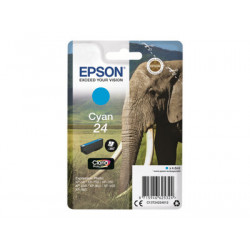 Epson 24 - 4.6 ml - azurová - originální - blistr s RF alarmem - inkoustová cartridge - pro Expression Photo XP-55, 750, 760, 850, 860, 950, 960, 970; Expression Premium XP-750, 850