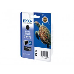 Epson T1571 - 25.9 ml - foto černá - originální - blistr - inkoustová cartridge - pro Stylus Photo R3000