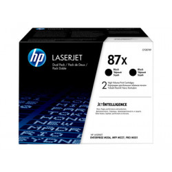 HP 87X - 2-balení - Vysoká výtěžnost - černá - originální - LaserJet - kazeta s barvivem (CF287XD) - pro LaserJet Managed E50045; LaserJet Managed Flow MFP E52545