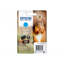 Epson 378 - 4.1 ml - azurová - originální - blistr - inkoustová cartridge - pro Expression Home XP-8605, 8606; Expression Home HD XP-15000; Expression Photo XP-8505, 8700