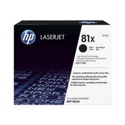 HP 81X - Vysoká výtěžnost - černá - originální - LaserJet - kazeta s barvivem (CF281X) - pro LaserJet Enterprise MFP M630; LaserJet Enterprise Flow MFP M630