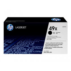 HP 49X - Vysoká výtěžnost - černá - originální - LaserJet - kazeta s barvivem (Q5949X) - pro LaserJet 1320, 1320n, 1320nw, 1320t, 1320tn, 3390, 3392