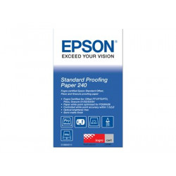 Epson Proofing Paper Standard - Polomatný - 9 mil - Role (43,2 cm x 30,5 m) - 240 g m2 - 1 role nátiskový papír - pro SureColor SC-P10000, P20000, P6000, P7000, P7500, P8000, P9000, P9500, T3200, T5200, T7200