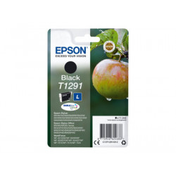 Epson T1291 - Velikost L - černá - originální - blistr s RF alarmem - inkoustová cartridge - pro Stylus SX230, SX235, SX430, SX438; WorkForce WF-3010, 3520, 3530, 3540, 7015, 7515, 7525