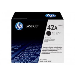 HP 42A - Černá - originální - LaserJet - kazeta s barvivem (Q5942A) - pro LaserJet 4240, 4250, 4350