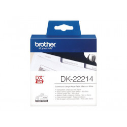 Brother DK-22214 - Bílá - Role (1,2 cm x 30,5 m) termální papír - pro Brother QL-1050, 1060, 1110, 500, 550, 560, 570, 580, 600, 650, 700, 710, 720, 820