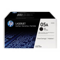 HP 05A - 2-balení - černá - originální - LaserJet - kazeta s barvivem (CE505D) - pro LaserJet P2033, P2035, P2036, P2037, P2054, P2055, P2056, P2057