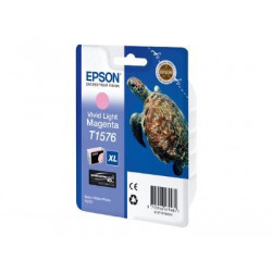 Epson T1576 - 25.9 ml - živá světle fialová - originální - blistr - inkoustová cartridge - pro Stylus Photo R3000