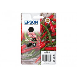 Epson 503XL - 9.2 ml - XL - černá - originální - blistr s RF akustickým alarmem - inkoustová cartridge - pro Expression Home XP-5200, XP-5205; WorkForce WF-2960DWF, WF-2965DWF