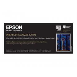 Epson PremierArt Water Resistant Canvas - Lesklý - Role A1 (61,0 cm x 12,2 m) - 350 g m2 - 1 role umělecký papír - pro SureColor SC-P10000, P20000, P6000, P7000, P7500, P8000, P9000, P9500, T3200, T5200, T7200