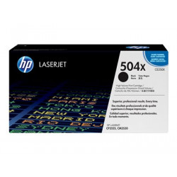 HP 504X - Vysoká výtěžnost - černá - originální - LaserJet - kazeta s barvivem (CE250X) - pro Color LaserJet CM3530, CM3530fs, CP3525, CP3525dn, CP3525n, CP3525x, CP3527, CP3529