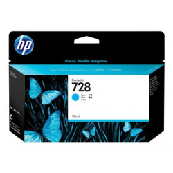 HP 728 - 130 ml - azurová - originální - DesignJet - inkoustová cartridge - pro DesignJet T730, T830