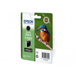 Epson T1591 - 17 ml - foto černá - originální - blistr - inkoustová cartridge - pro Stylus Photo R2000