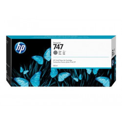 HP 747 - 300 ml - šedá - originální - DesignJet - inkoustová cartridge - pro DesignJet Z9+ PostScript, Z9+dr, Z9+dr PostScript