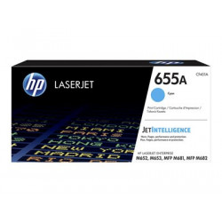 HP 655A - Azurová - originální - LaserJet - kazeta s barvivem (CF451A) - pro Color LaserJet Enterprise M652, M653; LaserJet Enterprise Flow MFP M681, MFP M682