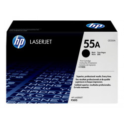 HP 55A - Černá - originální - LaserJet - kazeta s barvivem (CE255A) - pro LaserJet Enterprise MFP M525, P3015; LaserJet Enterprise Flow MFP M525