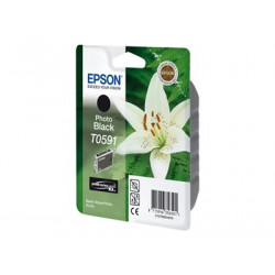 Epson T0591 - 13 ml - foto černá - originální - blistr - inkoustová cartridge - pro Stylus Photo R2400