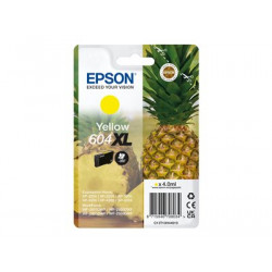 Epson 604XL Singlepack - 4 ml - XL - žlutá - originální - blistr s RF akustickým alarmem - inkoustová cartridge - pro Expression Home XP-2200, 2205, 3200, 3205, 4200, 4205; WorkForce WF-2910, 2930, 2935, 2950