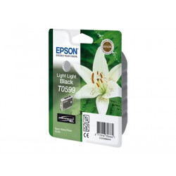 Epson T0599 - 13 ml - světle světle černá - originální - blistr - inkoustová cartridge - pro Stylus Photo R2400