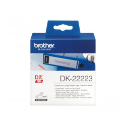 Brother DK-22223 - Papír - černá na bílé - Role (5 cm x 30,5 m) 1 role nepřetržité štítky - pro Brother QL-1050, 1060, 1110, 500, 550, 560, 570, 580, 600, 650, 700, 710, 820