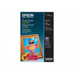 Epson - Lesklý - 127 x 178 mm - 200 g m2 - 50 listy fotografický papír - pro EcoTank ET-2750, 2751, 2756, 2850, 2851, 2856, 4750, 4850; Expression Home HD XP-15000