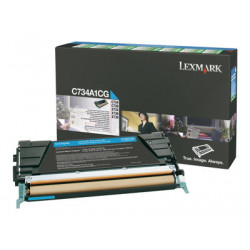 Lexmark - Azurová - originální - kazeta s barvivem LCCP, LRP - pro Lexmark C734, C736, X734, X736, X738