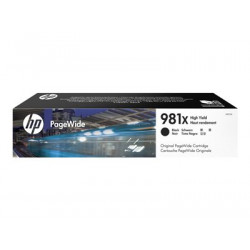 HP 981X - 194 ml - Vysoká výtěžnost - černá - originální - PageWide - inkoustová cartridge - pro PageWide Enterprise Color MFP 586; PageWide Managed Color E55650