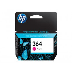 HP 364 - 3 ml - purpurová - originální - inkoustová cartridge - pro Deskjet 35XX; Photosmart 55XX, 55XX B111, 65XX, 65XX B211, 7510 C311, B110, Wireless B110