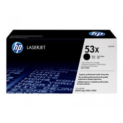 HP 53X - Vysoká výtěžnost - černá - originální - LaserJet - kazeta s barvivem (Q7553X) - pro LaserJet M2727nf MFP, M2727nfs MFP, P2014, P2014n, P2015, P2015d, P2015dn, P2015n, P2015x