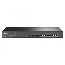 TP-Link ER8411 Omada VPN Router, 2x 10Gbit + 1x Gbit LAN WAN, 8x Gbit LAN