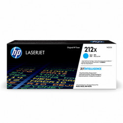 HP originální toner W2121X, cyan, 10000str., HP 212X, HP Color LaserJet Enterprise M555dn, M555x, M554dn, O