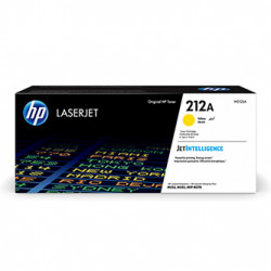 HP originální toner W2122A, yellow, 4500str., HP 212A, HP Color LaserJet Enterprise M554dn,M555dn,M555x, O