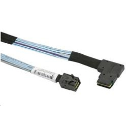 SUPERMICRO int. straight MiniSAS HD SFF-8643 to Right Angle MiniSAS SFF-8087 85cm Cable