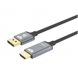 PremiumCord DisplayPort 1.4 na HDMI2.1 kabel pro rozlišení 8K@60Hz,4K@144Hz, 2m