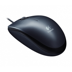 myš Logitech M90 optická, tmavá, USB