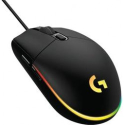 Logitech G102 Gen2 myš, Drátová USB, Optická, 8000 dpi, Černá ( 910-005823 )