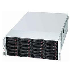 SUPERMICRO 4U JBOD Storage, 44x 3,5" HS HDD (24 front + 20 rear) Expander SAS3 (12Gb s) 2x1200W (Tit.)